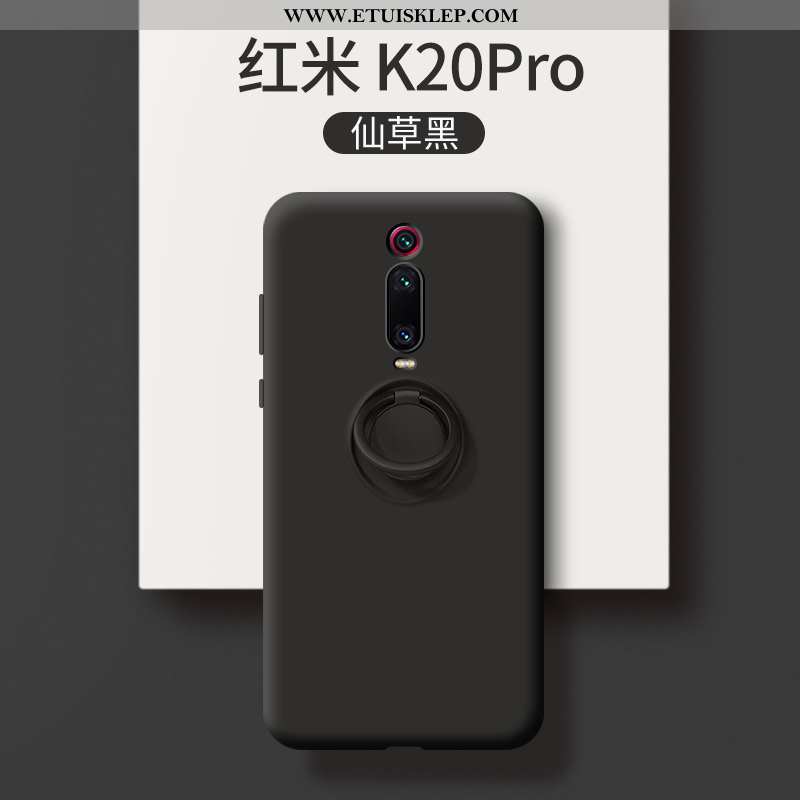 Etui Xiaomi Mi 9t Pro Cienkie Nubuku Super Kreatywne Wspornik Czerwony Tanie