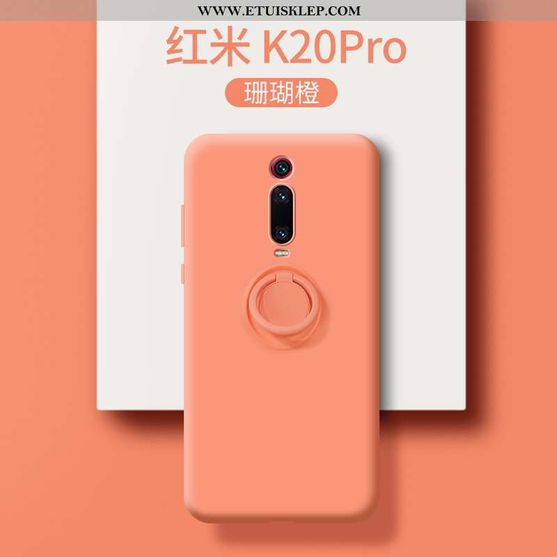 Etui Xiaomi Mi 9t Pro Cienkie Nubuku Super Kreatywne Wspornik Czerwony Tanie