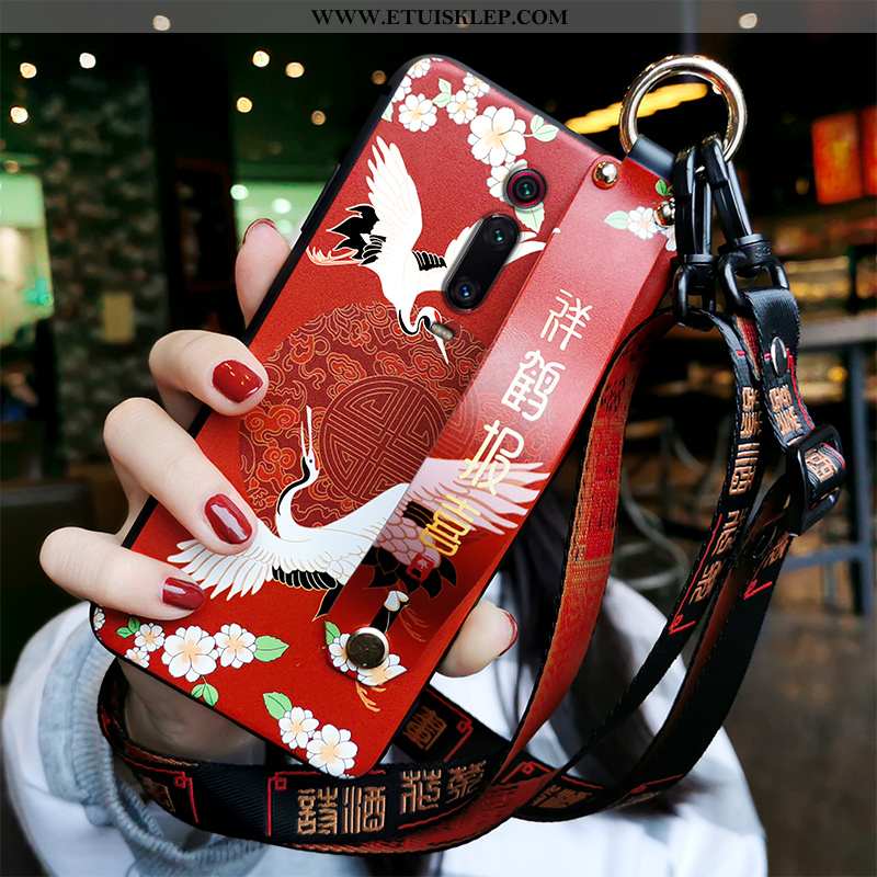 Etui Xiaomi Mi 9t Pro Ochraniacz Crane Purpurowy Futerał Telefon Komórkowy Miękki Trendy Tanie