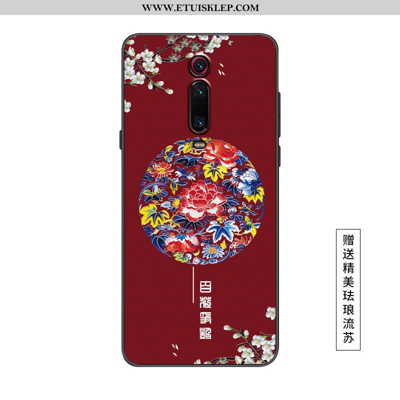 Etui Xiaomi Mi 9t Pro Relief Nowy Mały Pałac Czerwony Netto Futerał Osobowość Sklep