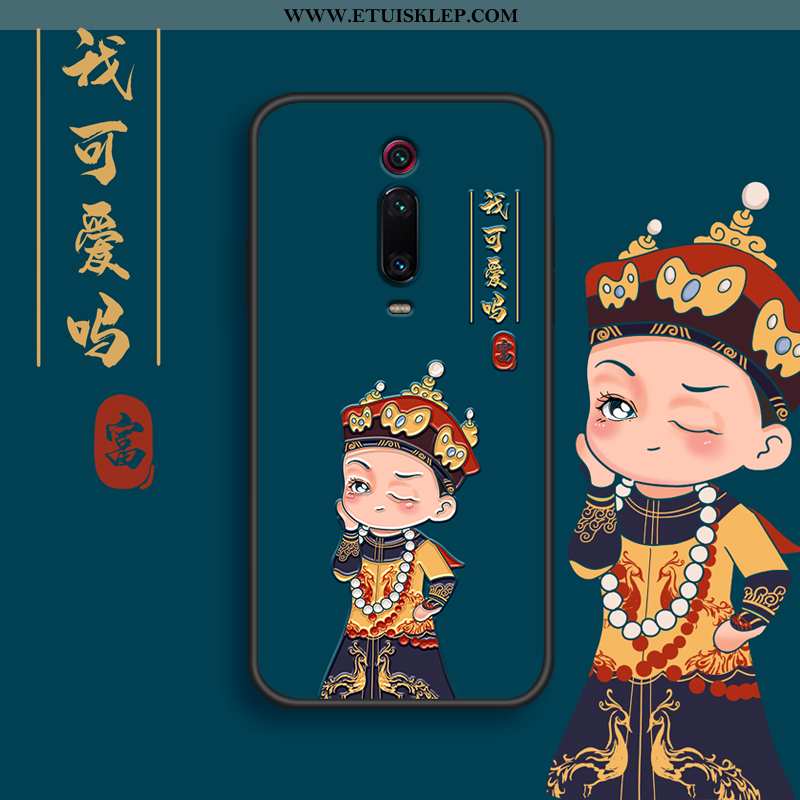 Etui Xiaomi Mi 9t Pro Silikonowe Czerwony Telefon Komórkowy Niebieski All Inclusive Chiński Styl Pię