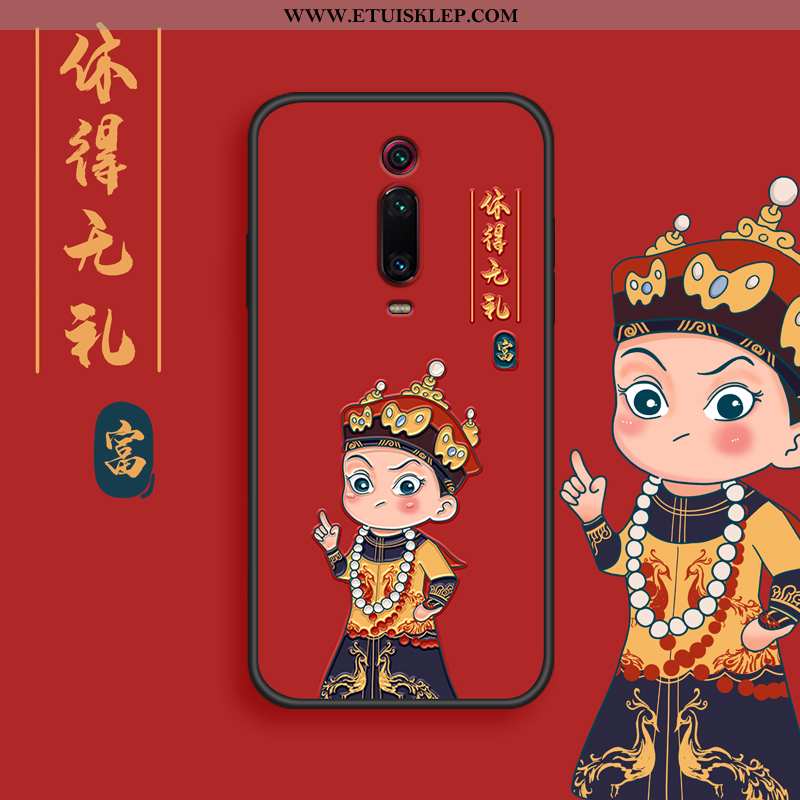 Etui Xiaomi Mi 9t Pro Silikonowe Czerwony Telefon Komórkowy Niebieski All Inclusive Chiński Styl Pię