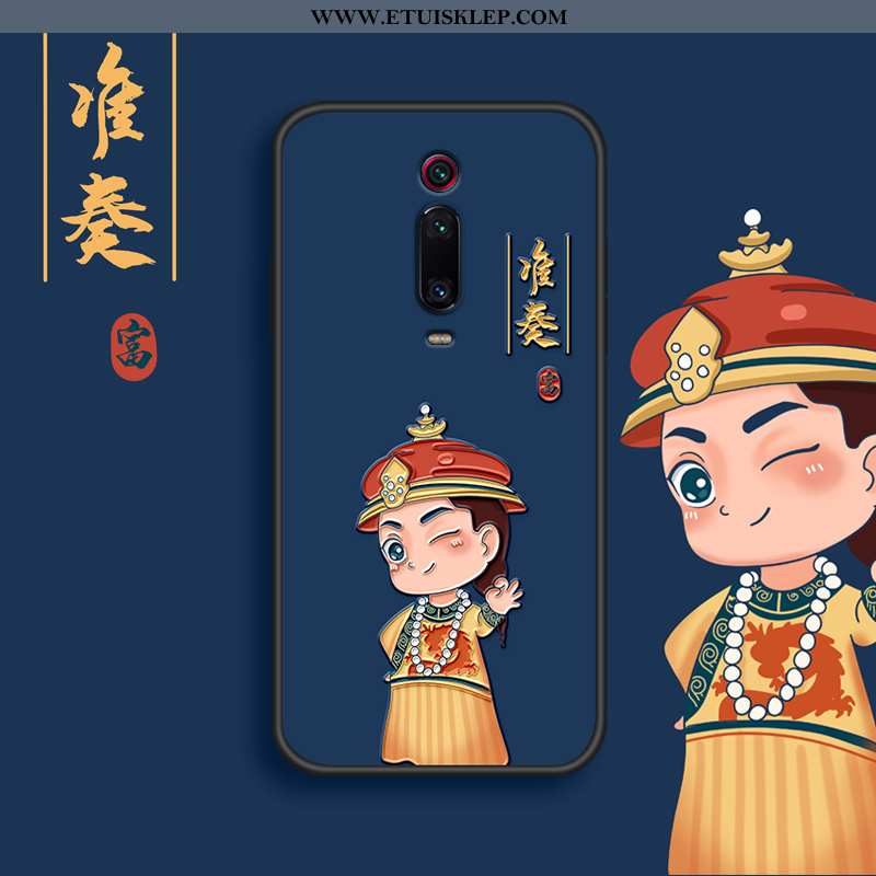 Etui Xiaomi Mi 9t Pro Silikonowe Czerwony Telefon Komórkowy Niebieski All Inclusive Chiński Styl Pię