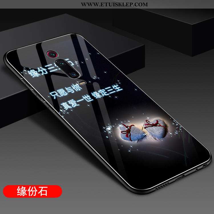 Etui Xiaomi Mi 9t Silikonowe Lustro All Inclusive Telefon Komórkowy Mały Anti-fall Czerwony Kupię