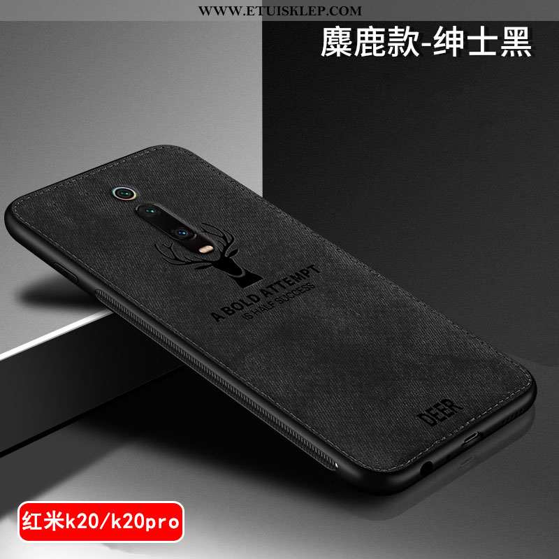 Etui Xiaomi Mi 9t Super Płótno Futerał Zakochani Silikonowe Miękki Czerwony Kup