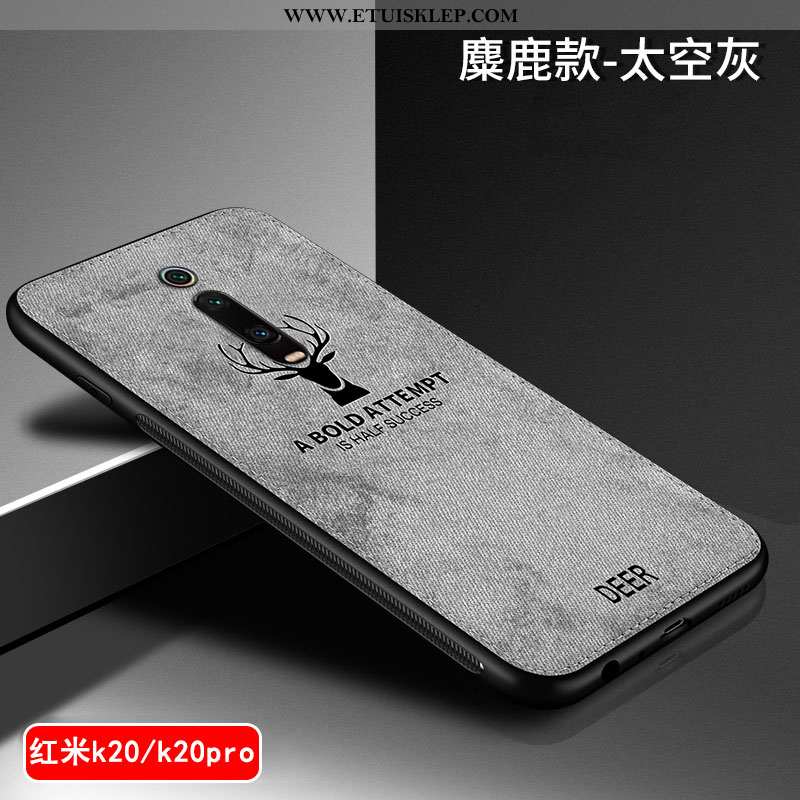 Etui Xiaomi Mi 9t Super Płótno Futerał Zakochani Silikonowe Miękki Czerwony Kup