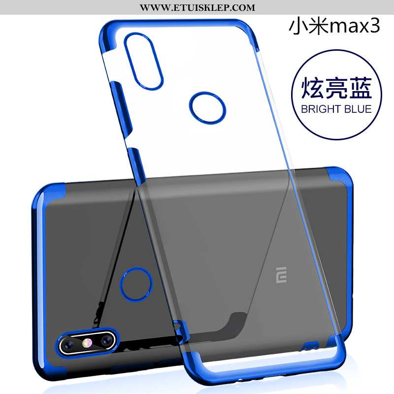 Etui Xiaomi Mi Max 3 Przezroczysty All Inclusive Super Nowy Silikonowe Futerał Różowe Sklep