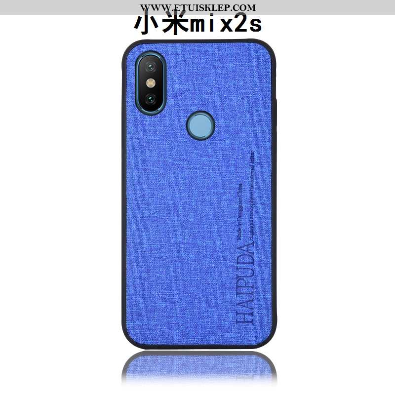 Etui Xiaomi Mi Mix 2s Bawełna I Len Mały Czerwony Anti-fall Futerał Tylna Pokrywa Dyskont