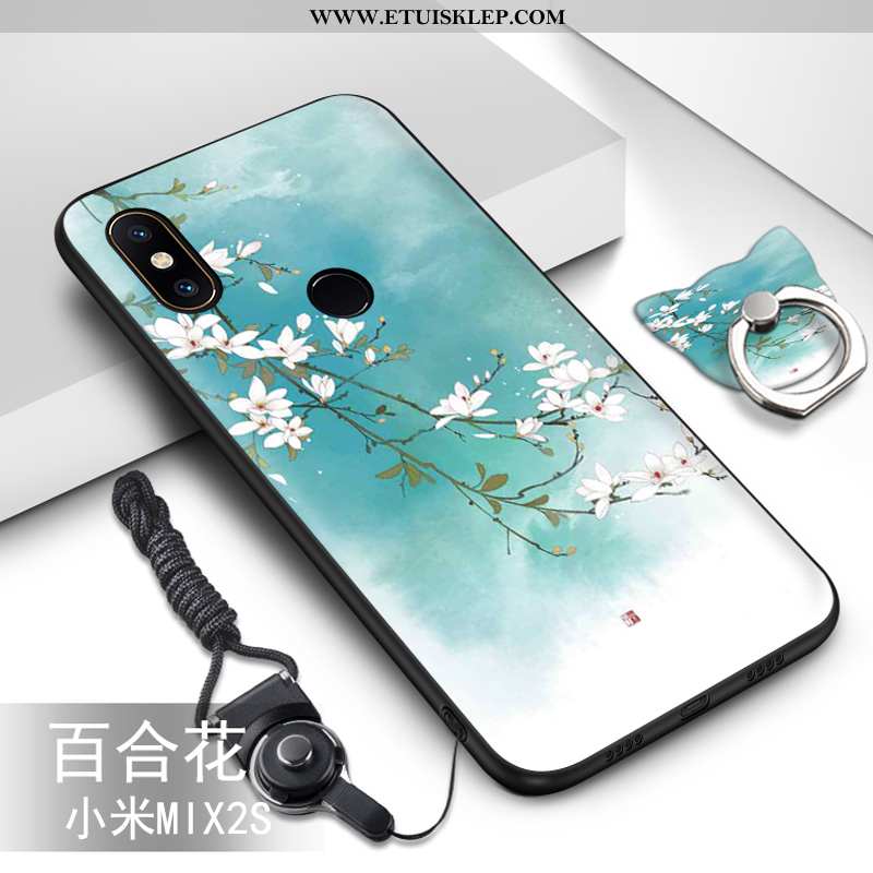 Etui Xiaomi Mi Mix 2s Miękki Trendy Kreskówka Anti-fall Ochraniacz Zielony Wiszące Ozdoby Tani