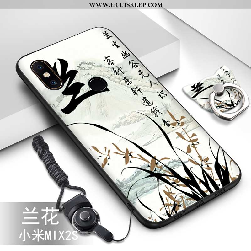 Etui Xiaomi Mi Mix 2s Miękki Trendy Kreskówka Anti-fall Ochraniacz Zielony Wiszące Ozdoby Tani