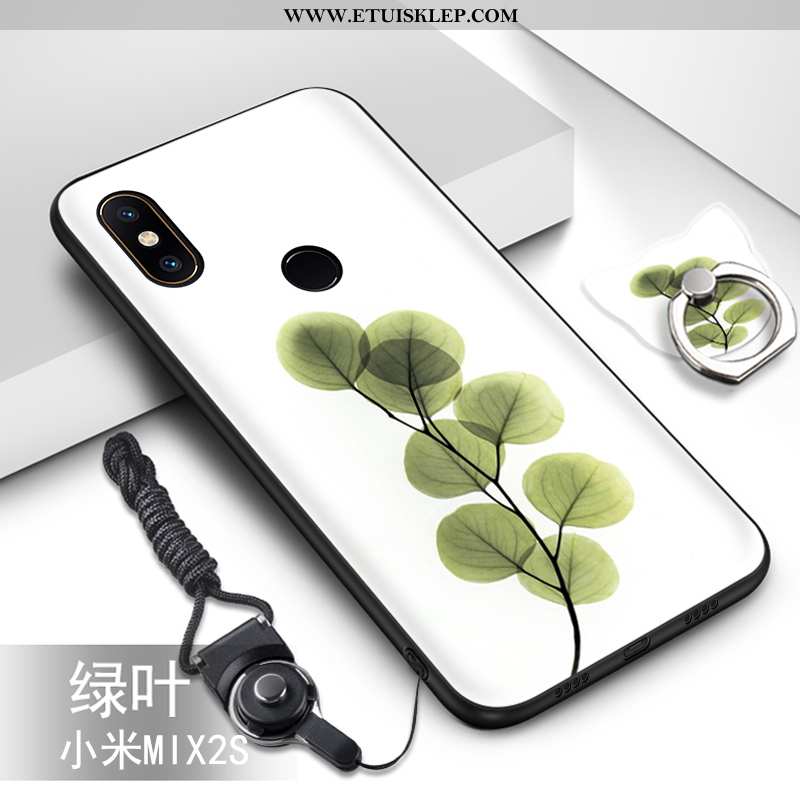 Etui Xiaomi Mi Mix 2s Miękki Trendy Kreskówka Anti-fall Ochraniacz Zielony Wiszące Ozdoby Tani