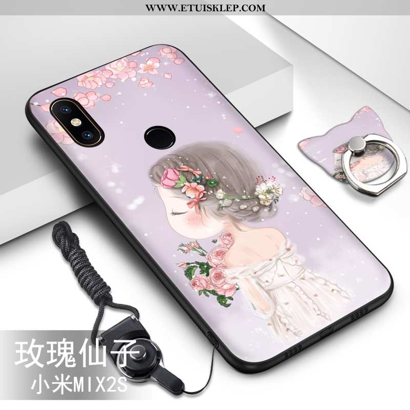 Etui Xiaomi Mi Mix 2s Miękki Trendy Kreskówka Anti-fall Ochraniacz Zielony Wiszące Ozdoby Tani