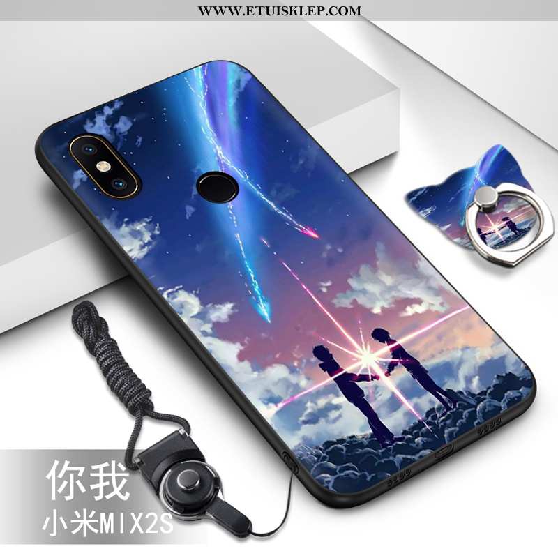 Etui Xiaomi Mi Mix 2s Miękki Trendy Kreskówka Anti-fall Ochraniacz Zielony Wiszące Ozdoby Tani