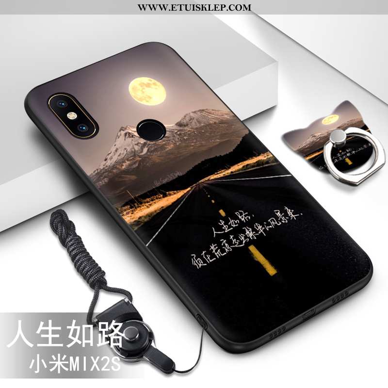 Etui Xiaomi Mi Mix 2s Miękki Trendy Kreskówka Anti-fall Ochraniacz Zielony Wiszące Ozdoby Tani