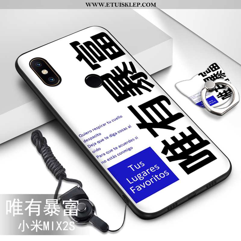 Etui Xiaomi Mi Mix 2s Miękki Trendy Kreskówka Anti-fall Ochraniacz Zielony Wiszące Ozdoby Tani