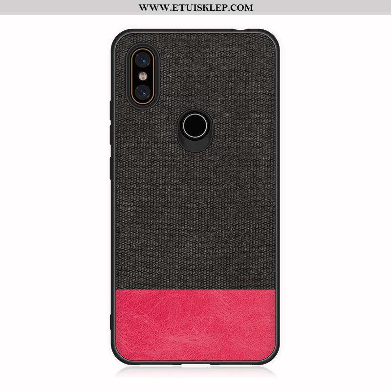 Etui Xiaomi Mi Mix 2s Skórzane Płótno Miękki Futerał Telefon Komórkowy Czarny All Inclusive Sklep