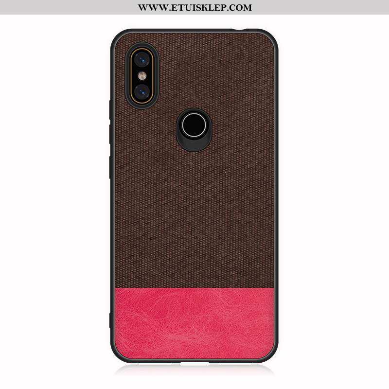 Etui Xiaomi Mi Mix 2s Skórzane Płótno Miękki Futerał Telefon Komórkowy Czarny All Inclusive Sklep