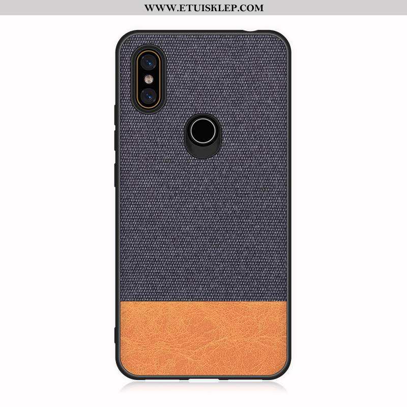 Etui Xiaomi Mi Mix 2s Skórzane Płótno Miękki Futerał Telefon Komórkowy Czarny All Inclusive Sklep