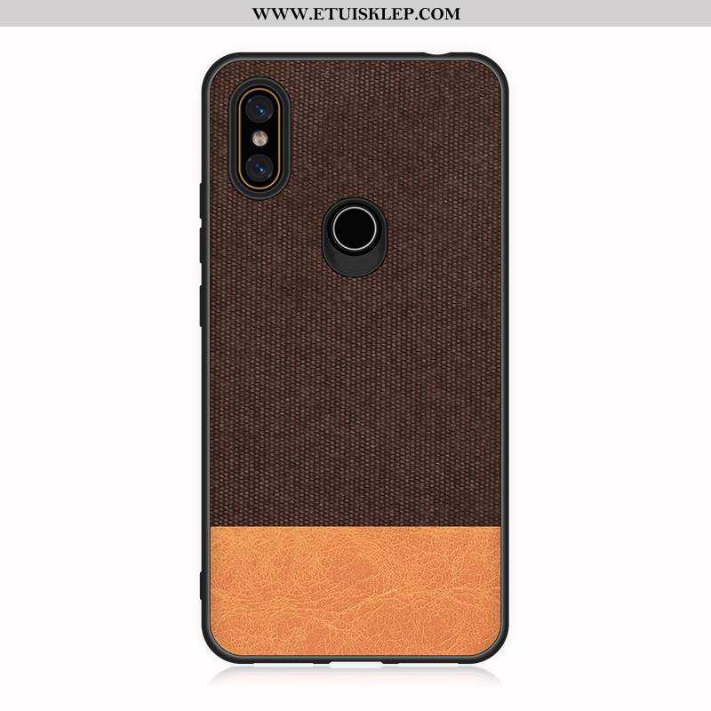 Etui Xiaomi Mi Mix 2s Skórzane Płótno Miękki Futerał Telefon Komórkowy Czarny All Inclusive Sklep