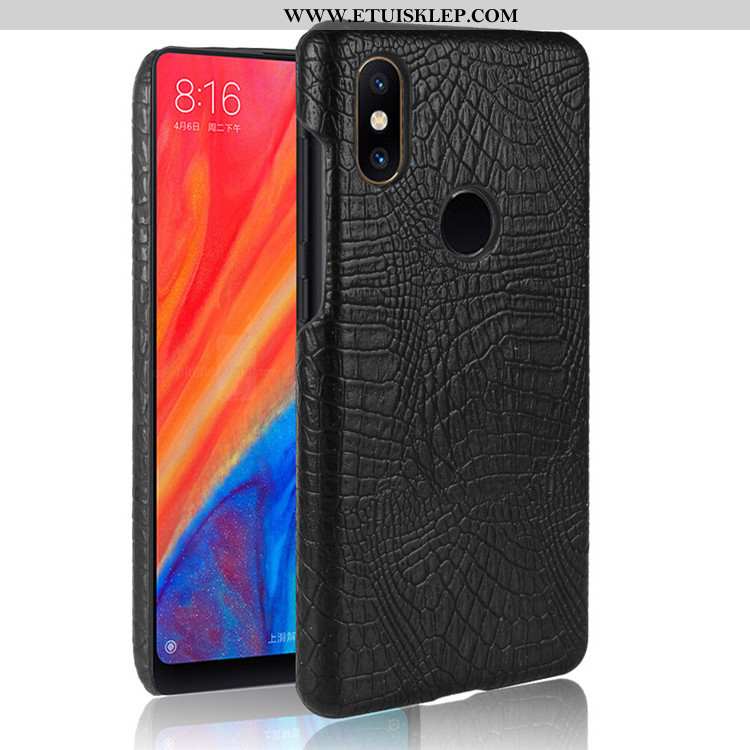 Etui Xiaomi Mi Mix 2s Wzór Skórzane Skóra Anti-fall Mały Młodzież Czarny Sklep