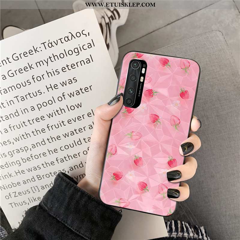 Etui Xiaomi Mi Note 10 Lite Młodzież Kształt Diamentu Telefon Komórkowy Biały Mały Futerał Anti-fall