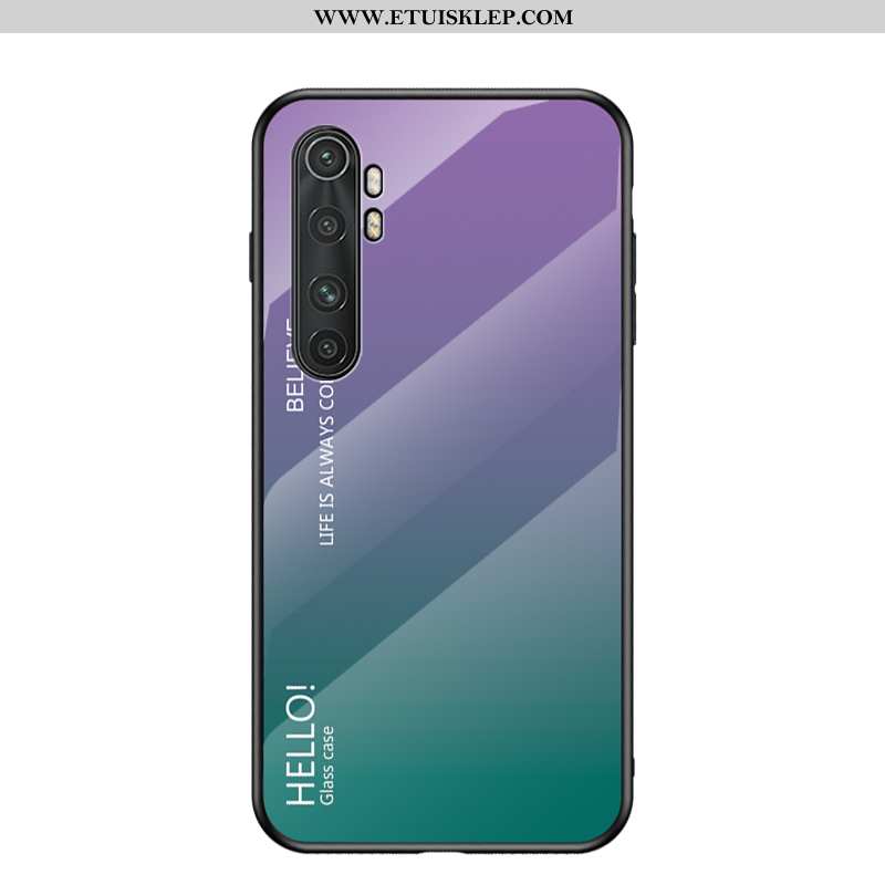 Etui Xiaomi Mi Note 10 Lite Szkło Mały Purpurowy Silikonowe Czerwony Netto Anti-fall Tani