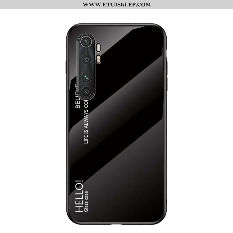Etui Xiaomi Mi Note 10 Lite Szkło Mały Purpurowy Silikonowe Czerwony Netto Anti-fall Tani