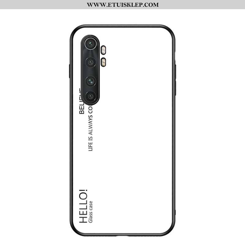 Etui Xiaomi Mi Note 10 Lite Szkło Mały Purpurowy Silikonowe Czerwony Netto Anti-fall Tani