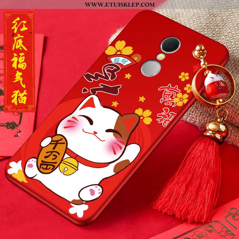 Etui Xiaomi Redmi 5 Osobowość Czerwony Netto Silikonowe Ochraniacz Kotek Telefon Komórkowy Sklep