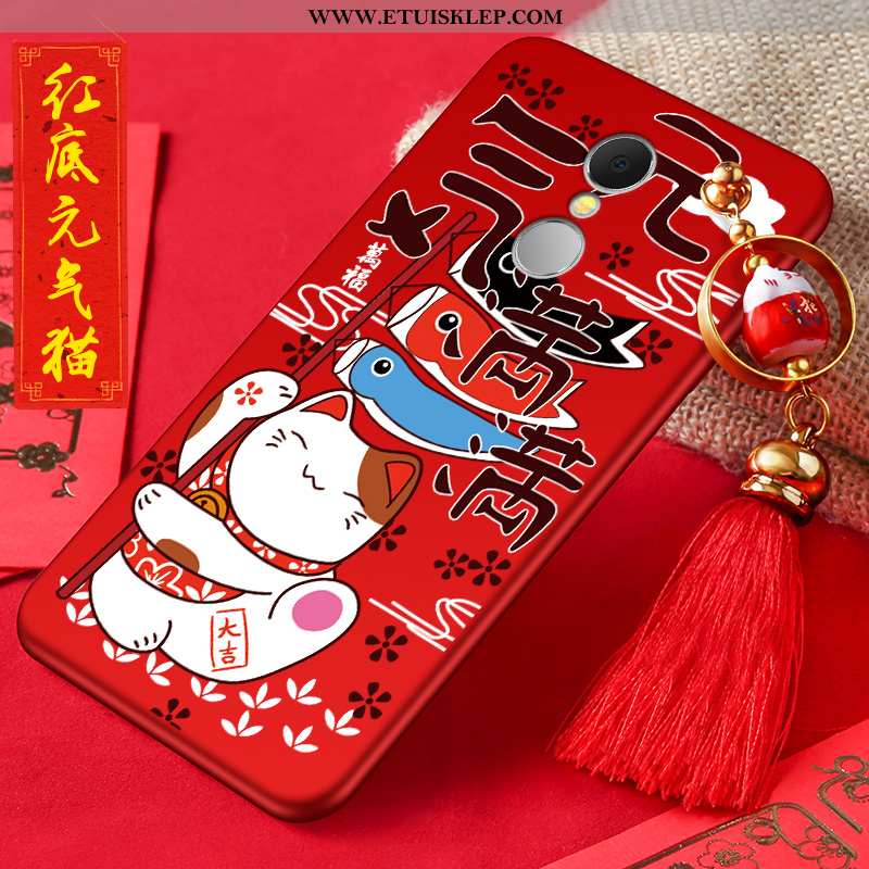 Etui Xiaomi Redmi 5 Osobowość Czerwony Netto Silikonowe Ochraniacz Kotek Telefon Komórkowy Sklep