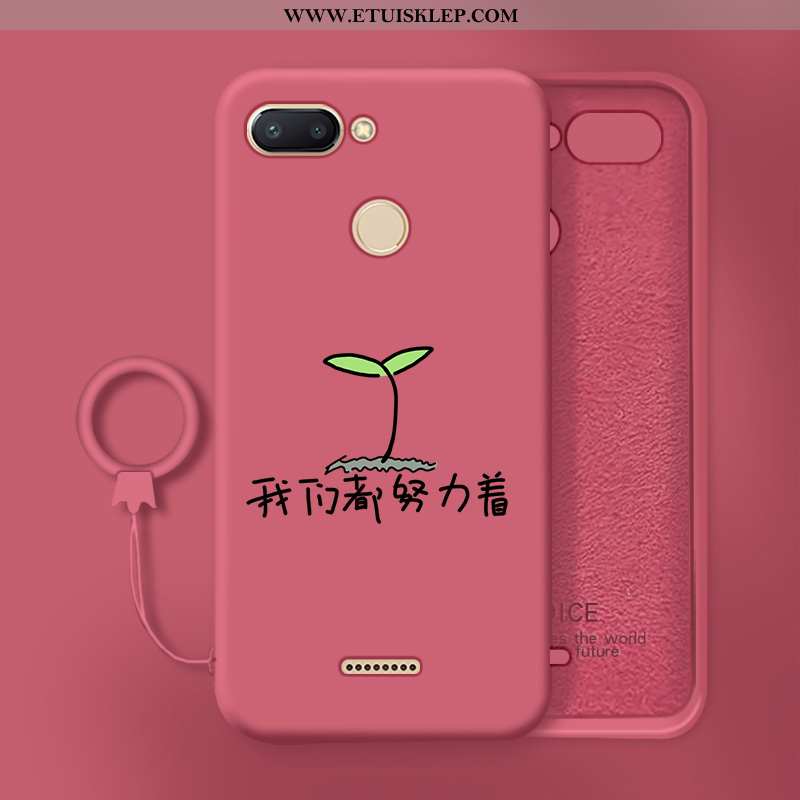 Etui Xiaomi Redmi 6 Kreatywne Miękki Osobowość Futerał Mały Czerwony Czerwony Netto Tanie