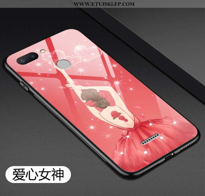 Etui Xiaomi Redmi 6 Kreatywne Obrzeża Telefon Komórkowy Czerwony Trudno Anti-fall Miękki Tanie