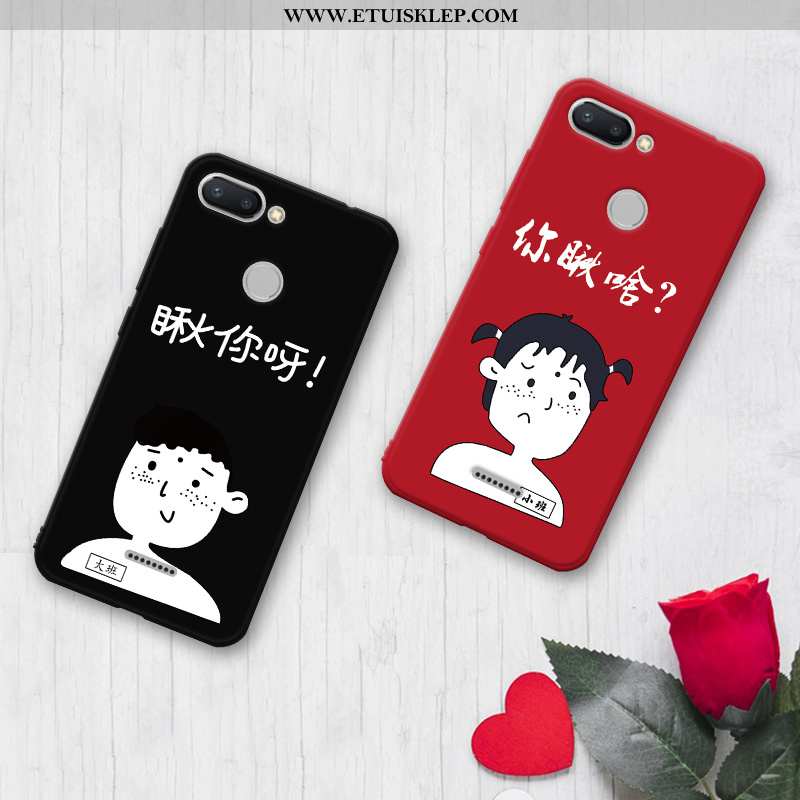 Etui Xiaomi Redmi 6 Osobowość Silikonowe Nubuku Czarny Zakochani Mały Telefon Komórkowy Na Sprzedaż