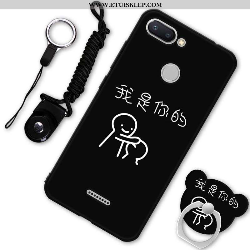 Etui Xiaomi Redmi 6 Osobowość Silikonowe Nubuku Czarny Zakochani Mały Telefon Komórkowy Na Sprzedaż