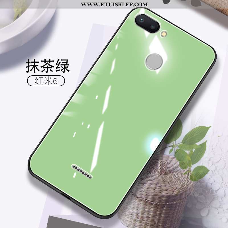 Etui Xiaomi Redmi 6 Piękny Futerał Szkło Hartowane Miękki Anti-fall Osobowość Tanie