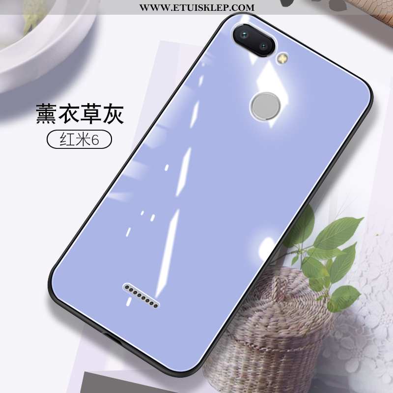 Etui Xiaomi Redmi 6 Piękny Futerał Szkło Hartowane Miękki Anti-fall Osobowość Tanie