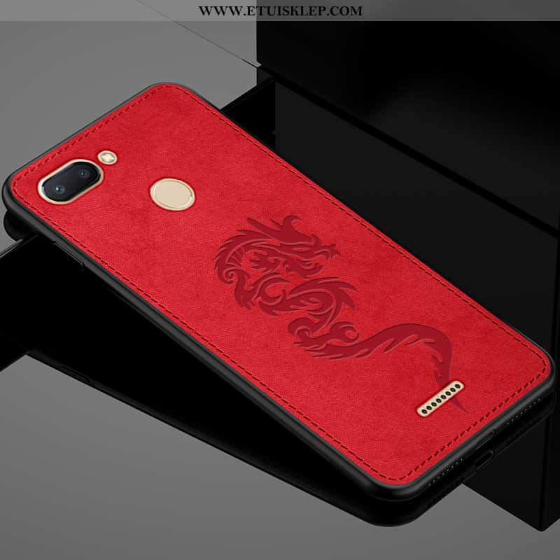 Etui Xiaomi Redmi 6 Silikonowe Lekkie Czerwony Kreatywne Płótno Szary Miękki Online