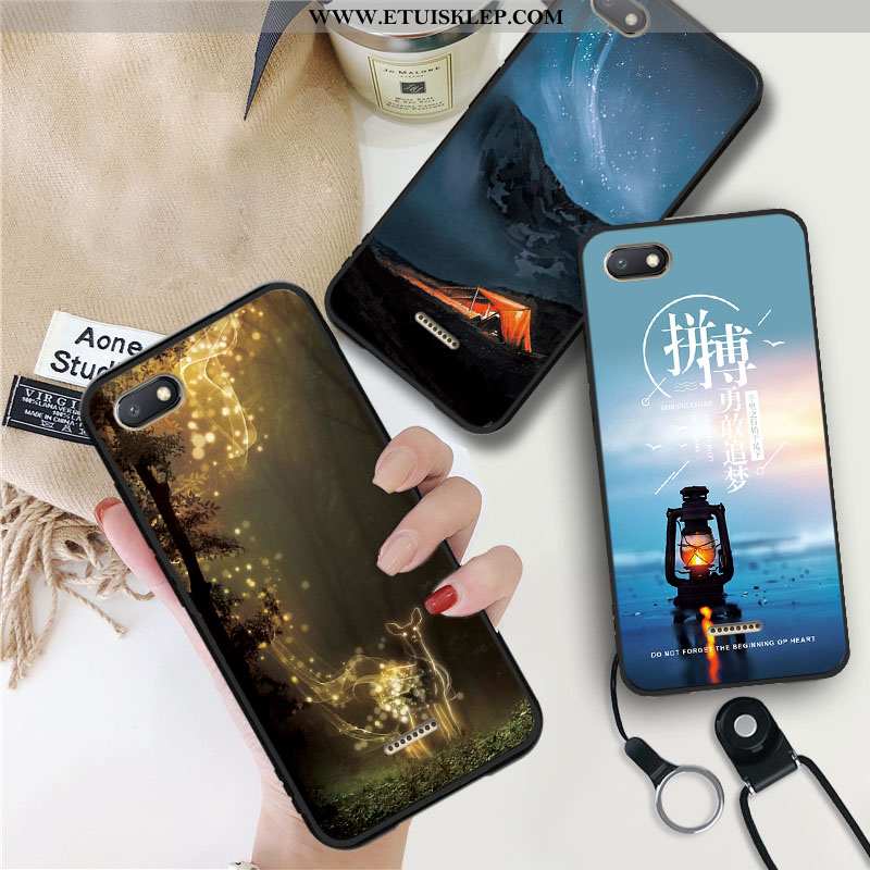 Etui Xiaomi Redmi 6a Trendy Silikonowe Mały Czerwony Futerał Niebieski Oferta