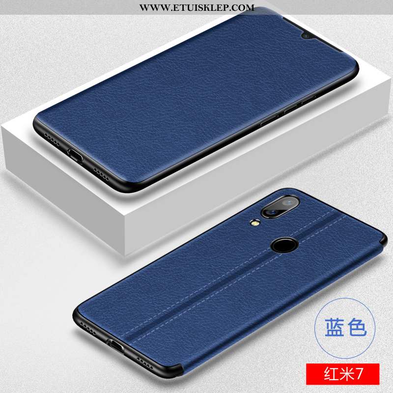 Etui Xiaomi Redmi 7 Silikonowe Anti-fall All Inclusive Trendy Futerał Skórzane Tani