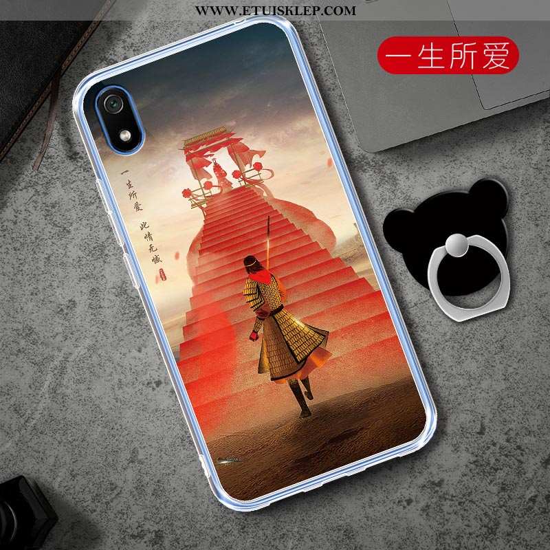 Etui Xiaomi Redmi 7a Kreskówka Futerał Czerwony Silikonowe All Inclusive Różowe Anti-fall Kupię