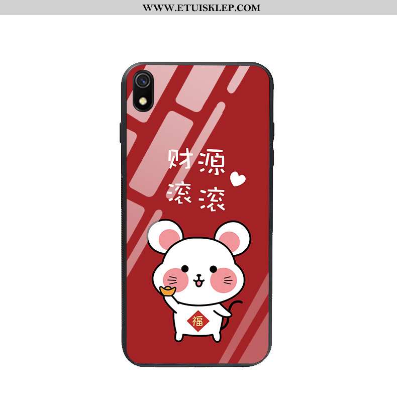 Etui Xiaomi Redmi 7a Piękny Telefon Komórkowy Szkło Futerał Anti-fall Nowy Czerwony Oferta