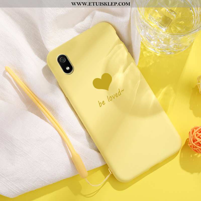 Etui Xiaomi Redmi 7a Trendy Mały Moda Ciemno Niebieski Czerwony Czerwony Netto Tani