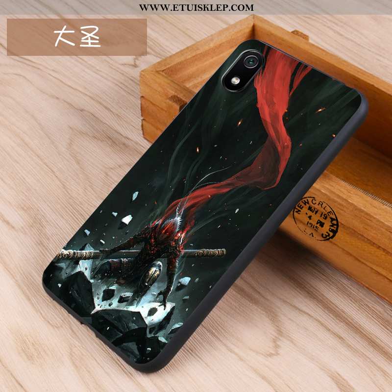 Etui Xiaomi Redmi 7a Trendy Nubuku Silikonowe Ciemno Niebieski Kreatywne Futerał Tanie