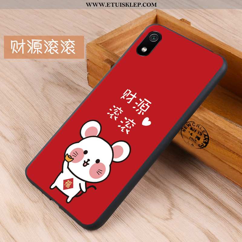 Etui Xiaomi Redmi 7a Trendy Nubuku Silikonowe Ciemno Niebieski Kreatywne Futerał Tanie