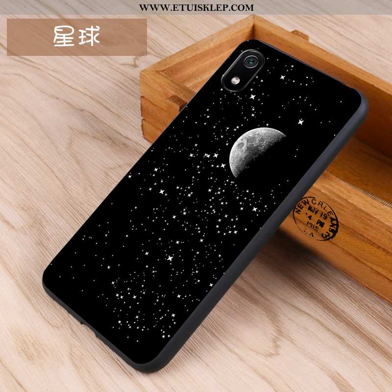 Etui Xiaomi Redmi 7a Trendy Nubuku Silikonowe Ciemno Niebieski Kreatywne Futerał Tanie