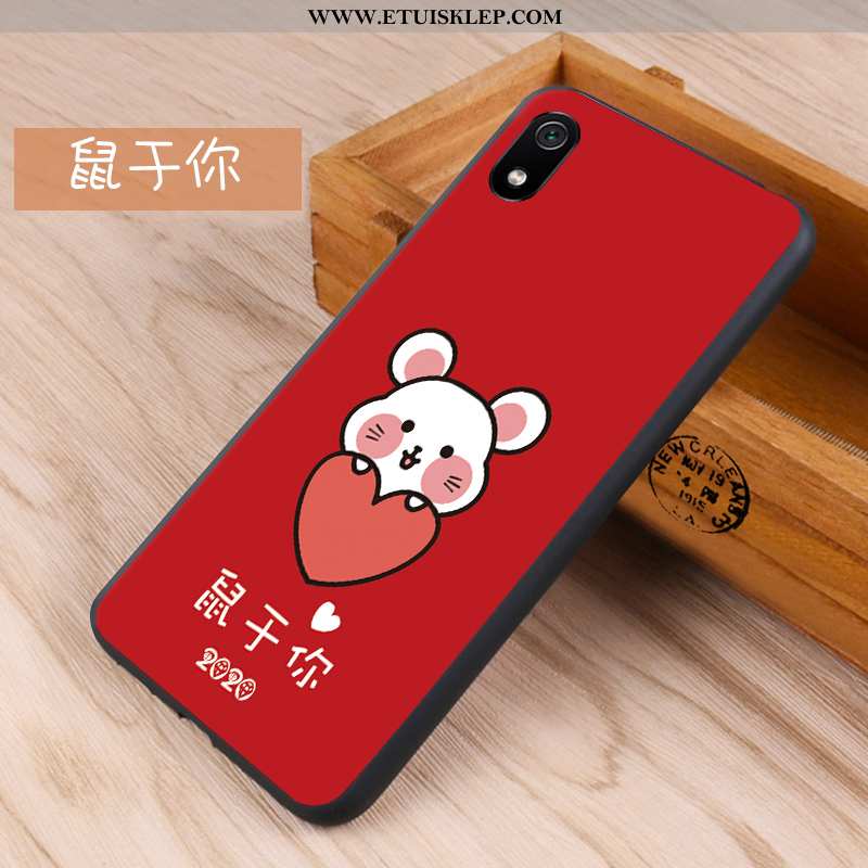 Etui Xiaomi Redmi 7a Trendy Nubuku Silikonowe Ciemno Niebieski Kreatywne Futerał Tanie