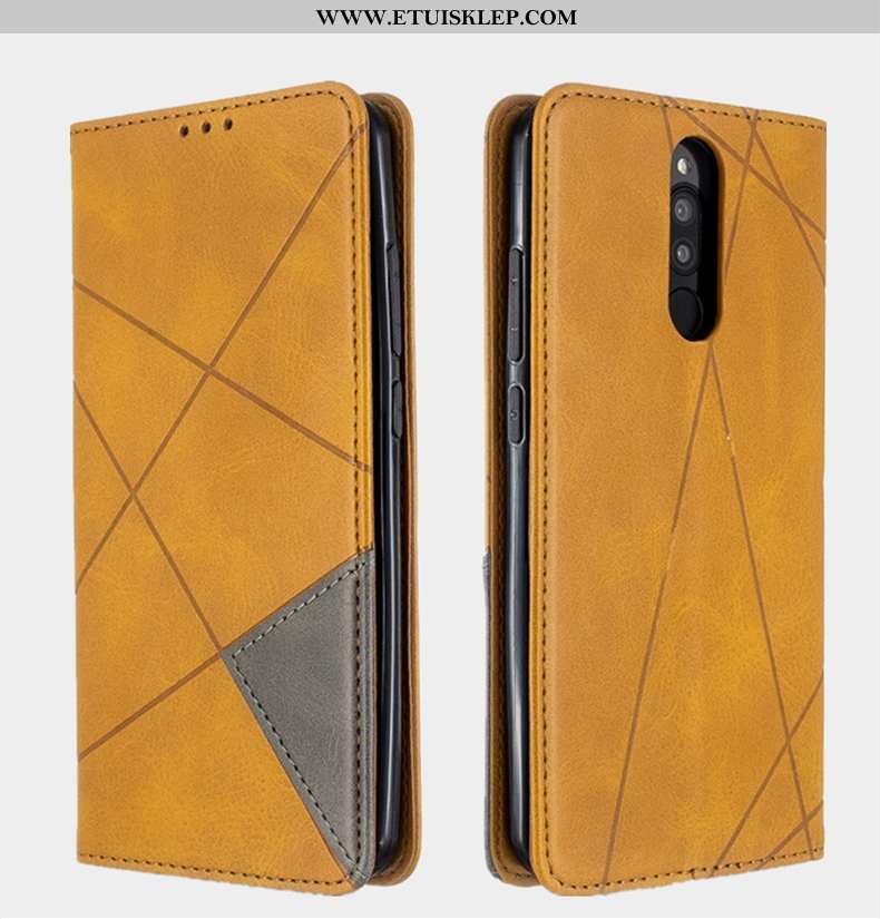 Etui Xiaomi Redmi 8 Skórzane Ochraniacz Czerwony Obudowa All Inclusive Telefon Komórkowy Sklep