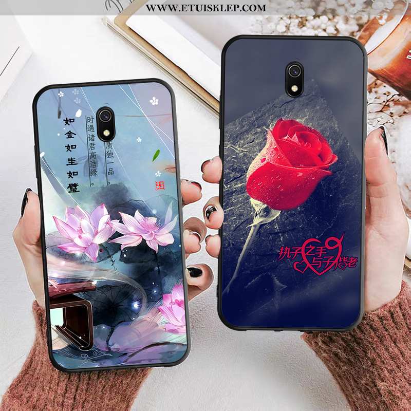 Etui Xiaomi Redmi 8a Filmy Ring Czarny Trendy Szkło Hartowane All Inclusive Telefon Komórkowy Tani