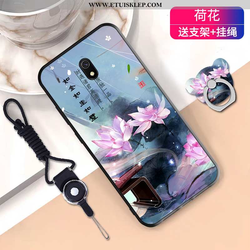 Etui Xiaomi Redmi 8a Filmy Ring Czarny Trendy Szkło Hartowane All Inclusive Telefon Komórkowy Tani