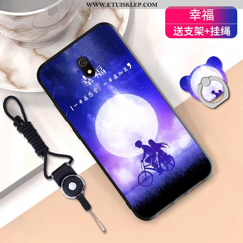 Etui Xiaomi Redmi 8a Filmy Ring Czarny Trendy Szkło Hartowane All Inclusive Telefon Komórkowy Tani